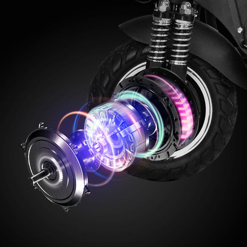 1000W Front motor of Teewing-T3-1000W-Electric-Three-Wheel-Scooter