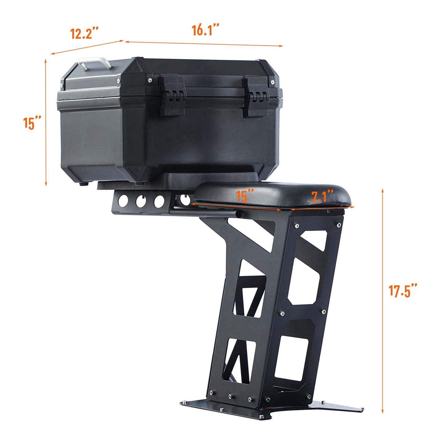 Dimension-of-Teewing-Mars-electric-scooter-seat-with-tailbox