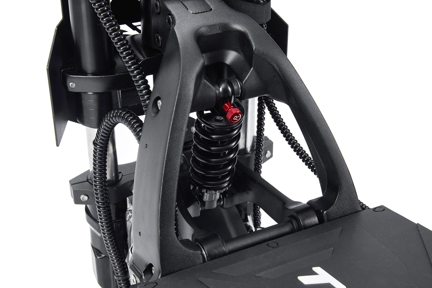 Front-Telelever Suspension-of-Teewing-Mars-Fastest-Electric-Scooter