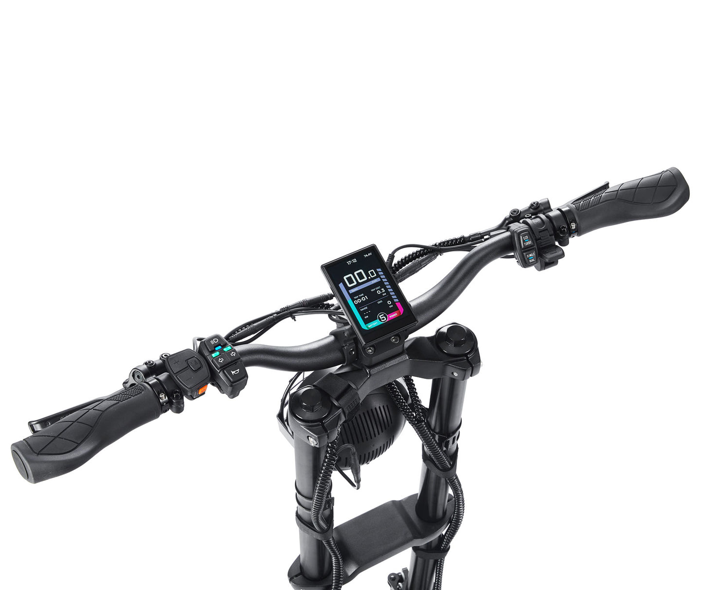 tft Screen of Teewing Mars XT electric scooters for adults