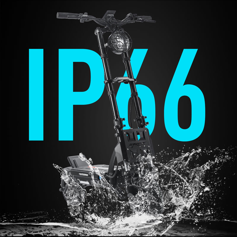 IP66-water-resistance-of-Teewing-Mars-XT-8000W-Electric-Scooter