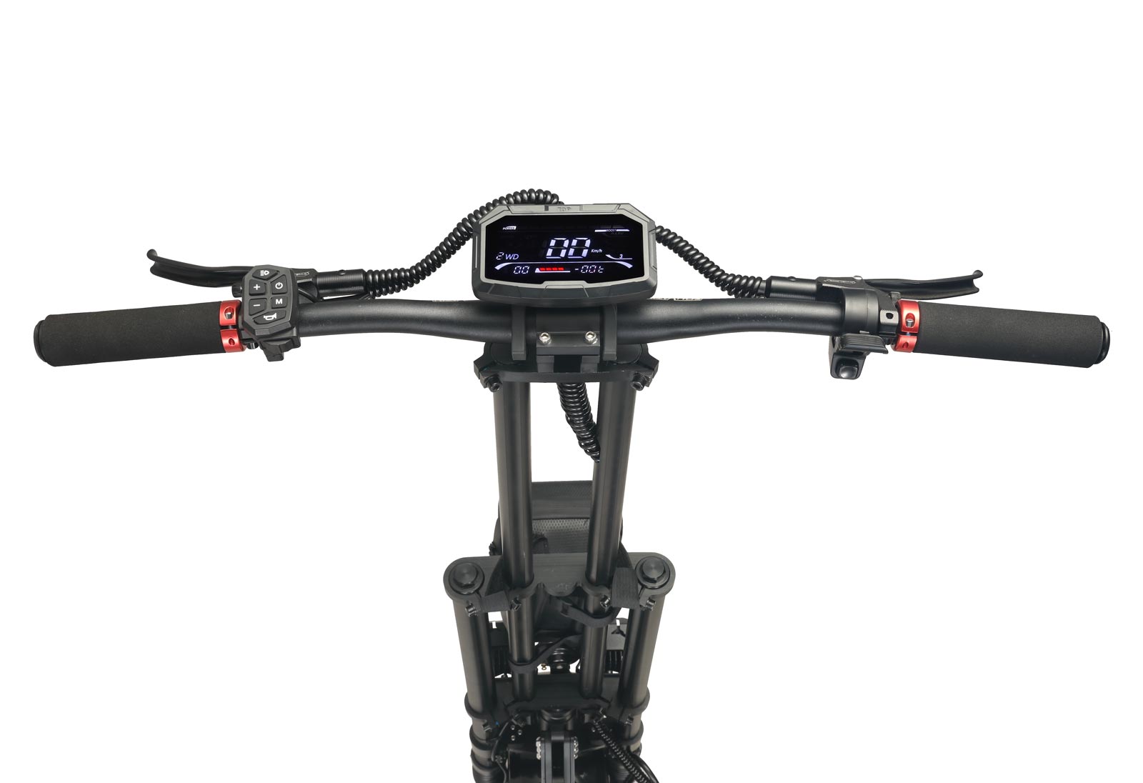 LCD Display and thumb throttle of Teewing Z4 pro electric scooters