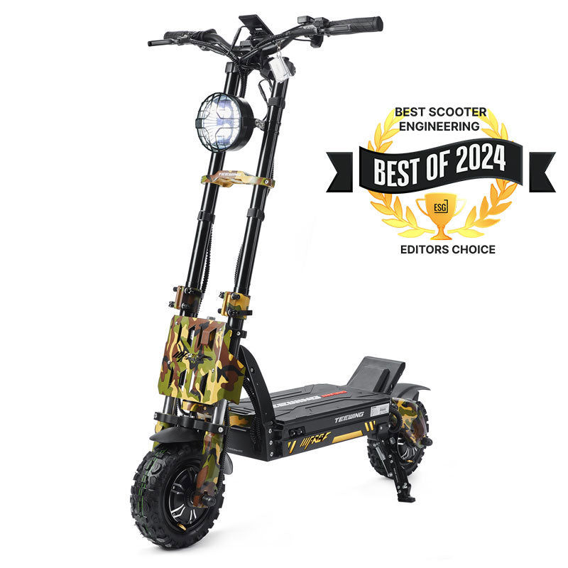 TEEWING Mars XTR Electric Scooter 2024 Best Engineering Scooter Camouflage