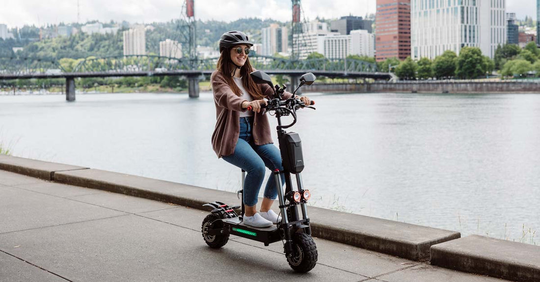 Teewing Electric Scooter with seat for Americans