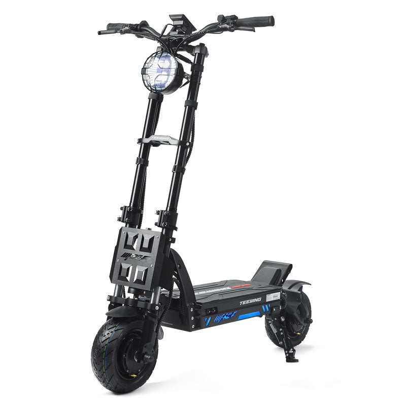 Teewing-Mars-XT-Electric-Scooter-Black with street tires