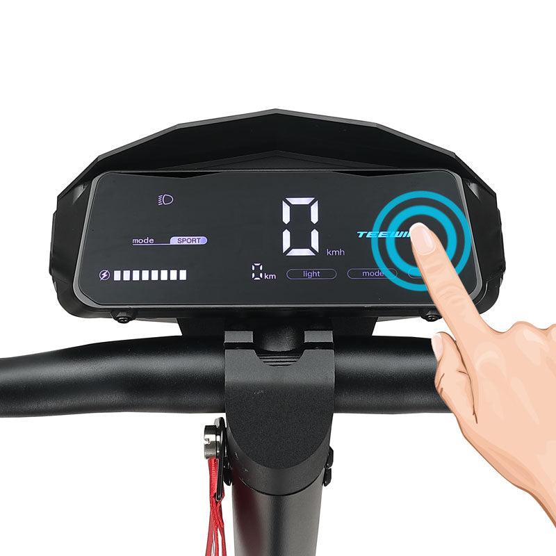 Touchscreen-of-Teewing-GT2-Electric-Scooter