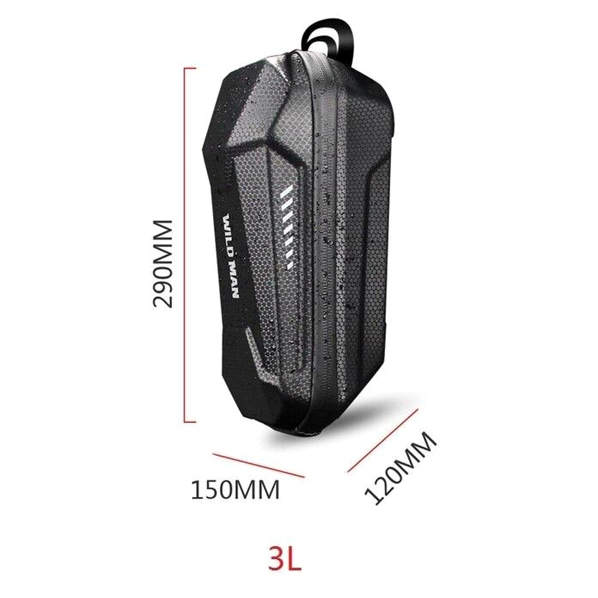 Size of TEEWING 3L Electric scooter bag