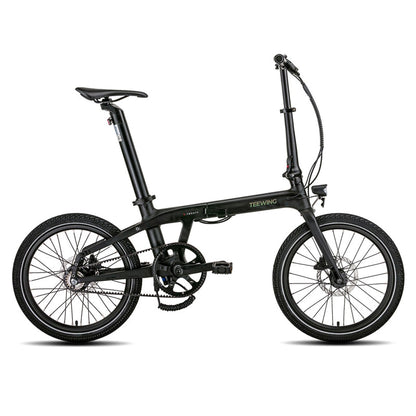 TEEWING T20 Carbon Fiber Electric Folding Bike black Right Side